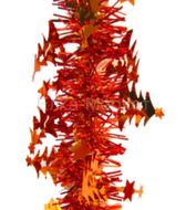 Мишура Еловая 2 м*80 мм оранжевая