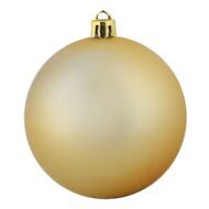 Пластиковый шар 250 мм золотой матовый