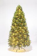 Искусственная елка Баварская 215 см с освещением, ЛИТАЯ ХВОЯ+ПВХ