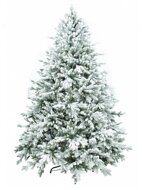 Искусственная елка Изумрудная заснеженная 220 см, 100% ЛИТАЯ ХВОЯ