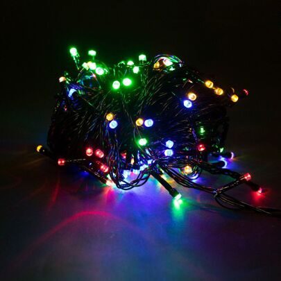 Светодиодная гирлянда для дома 26 м 400 разноцветных LED ламп