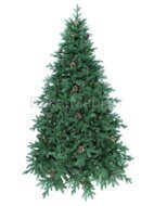 Искусственная ель Монтана с шишками 210 см, Литая хвоя+ПВХ