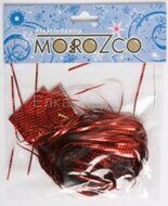 Дождик голографический 150*10 см красный