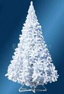 Искусственная ель Сильвия белая 4.5 м, ПВХ