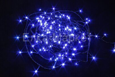 Светодиодная гирлянда для дома 13.5 м 200 синих LED ламп